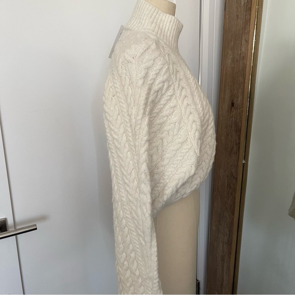 NEW For Love and Lemons Amelia Cross Front Turtleneck - Picture 5 of 6